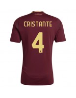 Moške Nogometnih dresov AS Roma Bryan Cristante #4 Domači 2024-25 Kratki rokavi